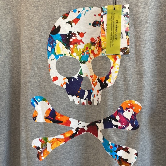 NEW Robert Graham Skull Crossbones Lightweight Sweatshirt - Picture 2 of 7